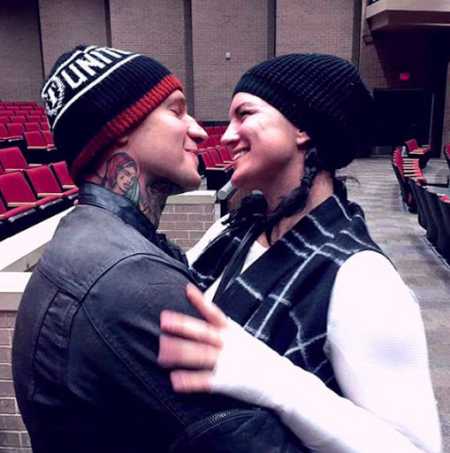 Gina Carano with her boyfriend